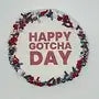 Load image into Gallery viewer, HAPPY GOTCHA DAY BISCUIT round biscuit decorated with colorful treats for pet celebrations.