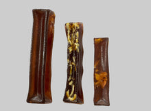 Load image into Gallery viewer, CHEESE & VEGEMITE MARROWZ - natural dried beef marrow sticks for dogs, promoting dental health and calming anxiety.