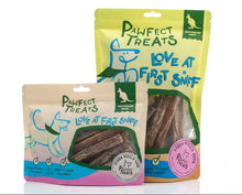 Load image into Gallery viewer, Two packages of Pawfect Treats featuring Bull Pizzle dog chews, perfect for keeping dogs entertained and engaged.