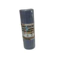 Load image into Gallery viewer, Roll of blue hand tearing cloths on a white surface