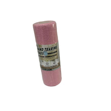 Load image into Gallery viewer, Roll of pink hand tearing cloths on a white surface