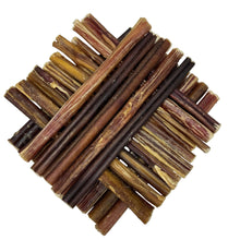 Load image into Gallery viewer, PREMIUM AUSTRALIAN BEEF BULLY STICKS arranged in a cross pattern, showcasing high-quality dog treats.