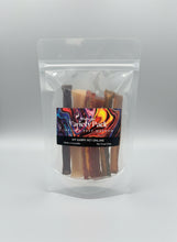 Load image into Gallery viewer, Clear packaging with a colorful label on a gray background