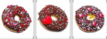 Load image into Gallery viewer, PAWFECT DOGGY DONUTS decorated with hearts and sprinkles for dogs.