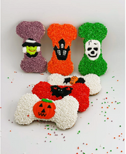 Load image into Gallery viewer, HALLOWEEN DOGGY BONE BISCUITS