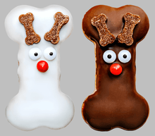 Load image into Gallery viewer, CHRISTMAS DOGGY REINDEER BISCUITS