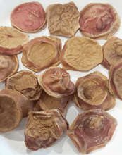 Load image into Gallery viewer, Natural Beef Dog Treats AUSSIE BEEF JEWELS displayed on a plate, showcasing unique dog treats made from beef.