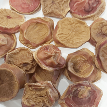 Load image into Gallery viewer, Natural Beef Dog Treats AUSSIE BEEF JEWELS displayed on a plate, showcasing unique dog treats made from beef.