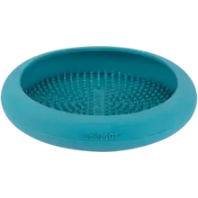 Load image into Gallery viewer, LICKIMAT UFO FEEDER in teal color, designed for dogs to enjoy treats without mess.