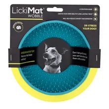 Load image into Gallery viewer, LICKIMAT WOBBLE BOWL packaging showcasing its design and features for pet stress relief and digestive health.