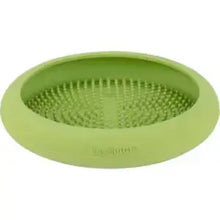 Load image into Gallery viewer, LICKIMAT UFO FEEDER in green design, ideal for small to medium dogs during grooming and travel.