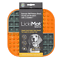 Load image into Gallery viewer, SLOMO LICKIMAT FOR DOGS in bright orange, stress-reducing feeder for small dogs, dishwasher and microwave safe.