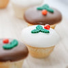 DOGGY CHRISTMAS PUDDING - Pack of 2 festive treats for dogs with holiday designs and colorful decorations.