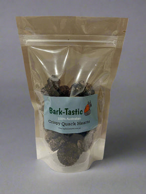 BARK-TASTIC Crispy Quack Hearts @ MY HAPPY PET ONLINE