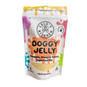 PINEAPPLE, MANGO,& TURMERIC DOGGY JELLY with BONUS Silicone Mould