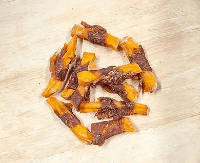 CHICKEN & SWEET POTATO WRAPS 100g