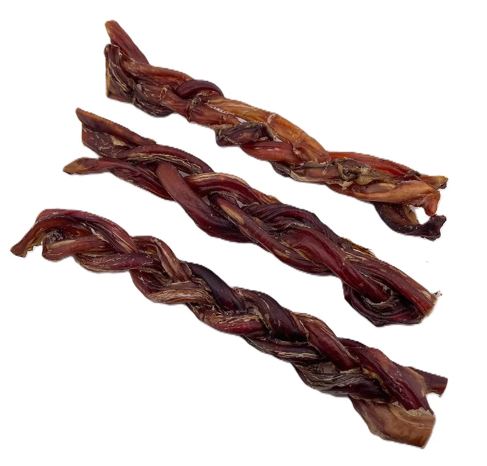 BRAIDED BULL CHEWS