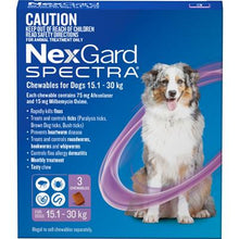 Load image into Gallery viewer, NEXGARD SPECTRA All Size DOGS up to 60kg
