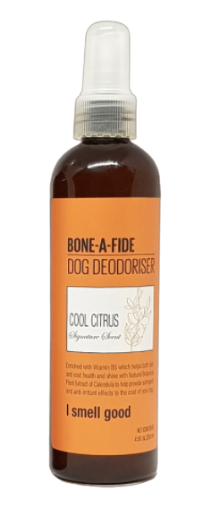 BONE-A-FIDE COOL CITRUS 2 IN 1 DOG DEODORISER 250ML